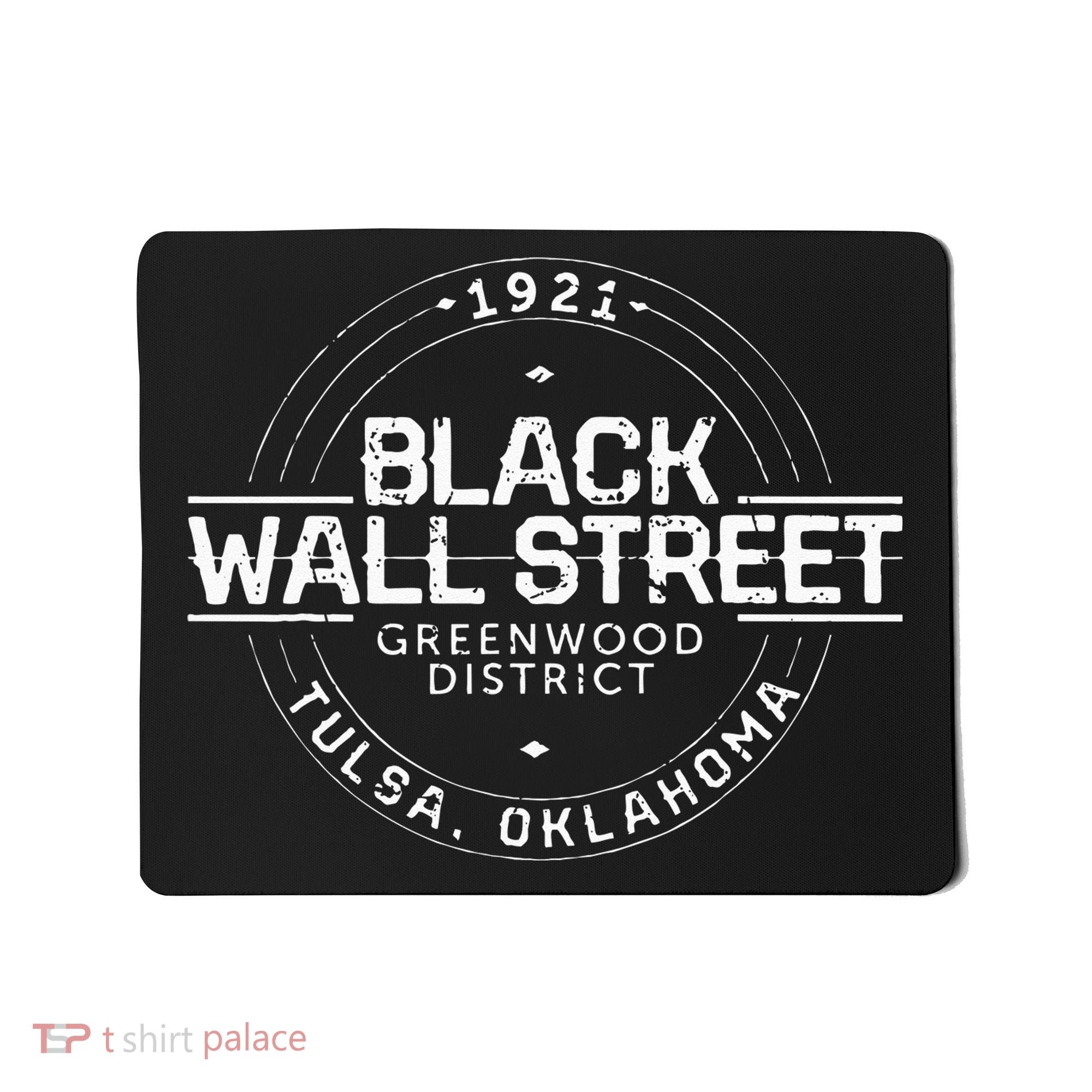 Black Wall Street Greenwood District Tulsa Oklahoma 1921 Mousepad