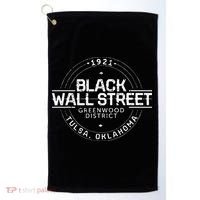 Black Wall Street Greenwood District Tulsa Oklahoma 1921 Golf Towel thumb 0