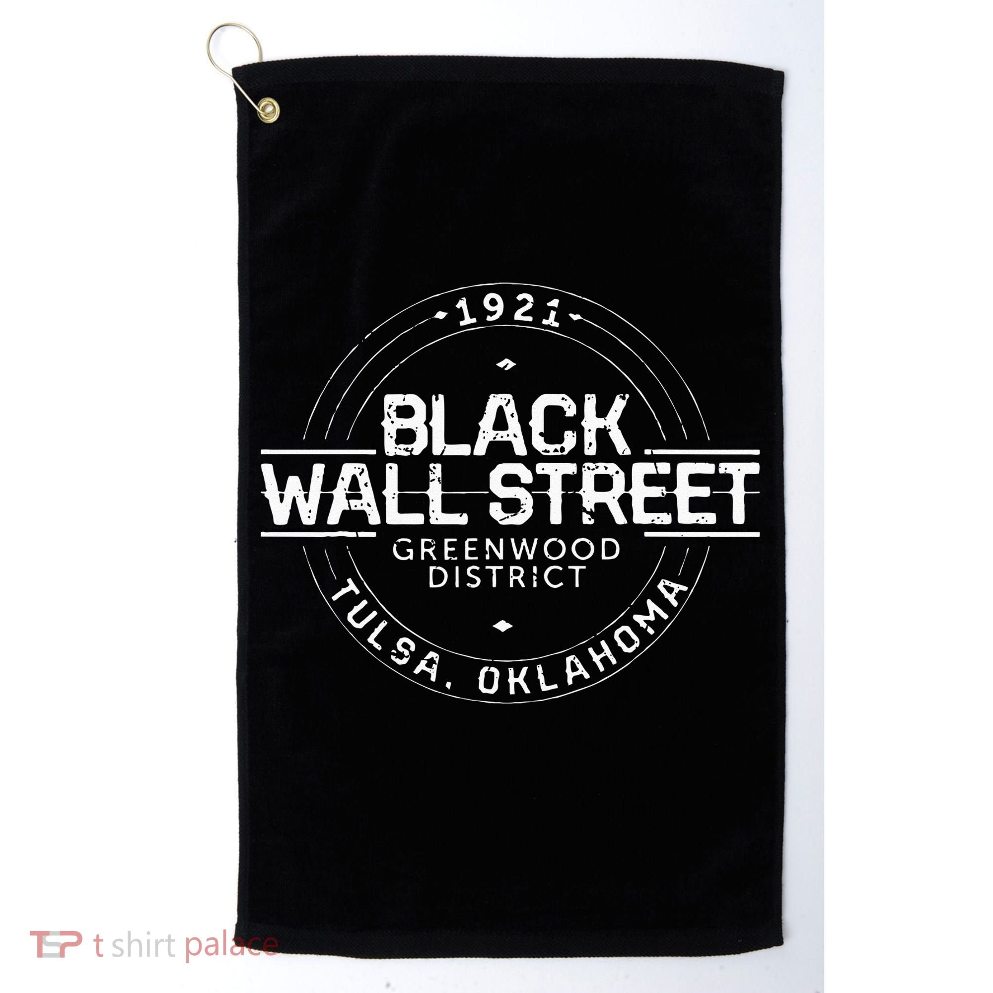 Black Wall Street Greenwood District Tulsa Oklahoma 1921 Golf Towel