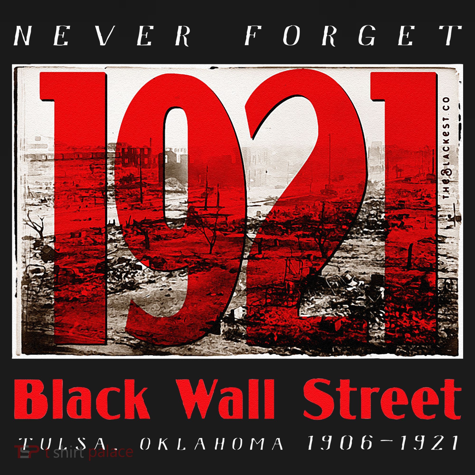 Black Wall Street 1921 Greenwood Tulsa Black History Sweatshirt
