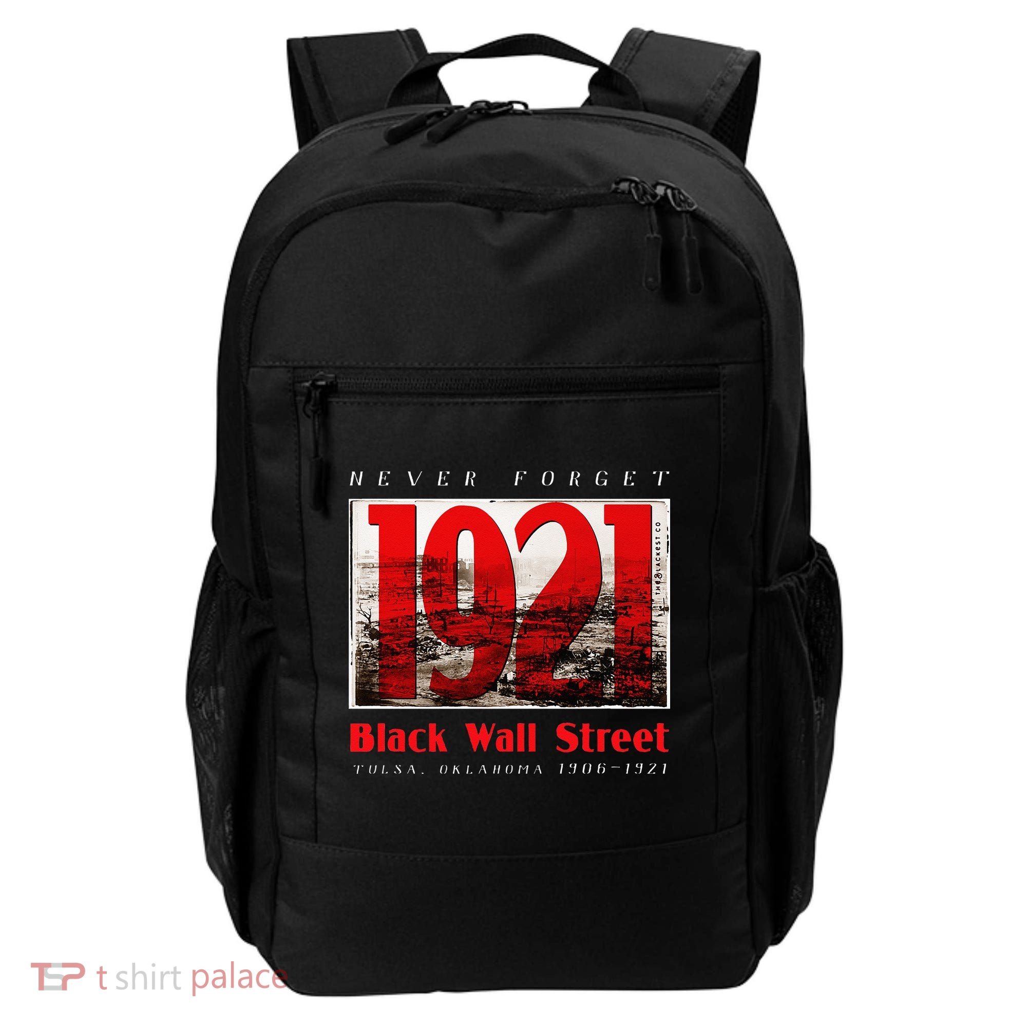 Black Wall Street 1921 Greenwood Tulsa Black History Backpack