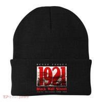 Black Wall Street 1921 Greenwood Tulsa Black History Beanie thumb 0