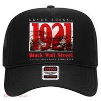Black Wall Street 1921 Greenwood Tulsa Black History Hat thumb 0