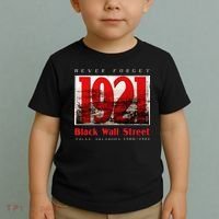 Black Wall Street 1921 Greenwood Tulsa Black History Toddler T-Shirt thumb 2