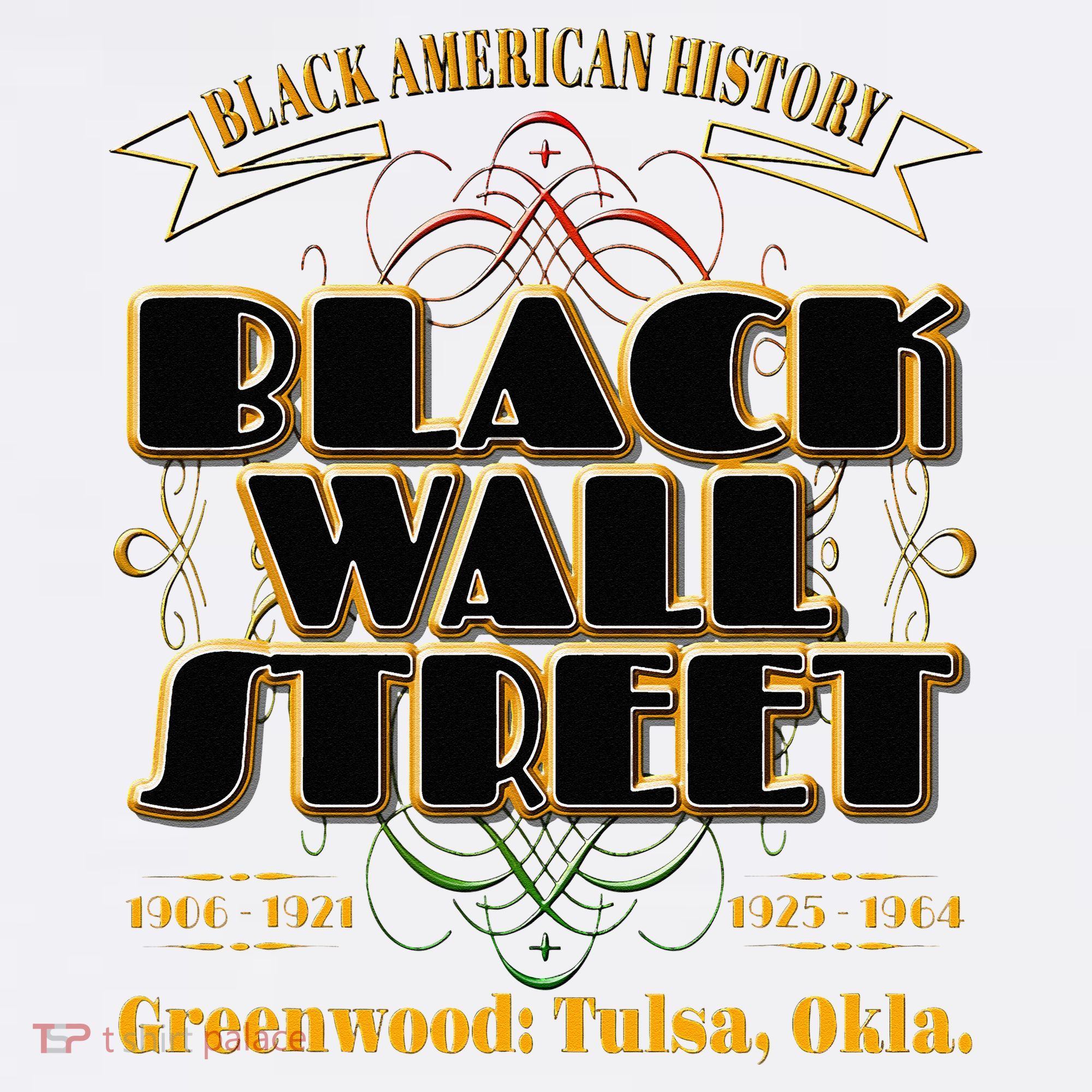 Black Wall Street Greenwood Tulsa Oklahoma Black Wall Street Women's Tank Top