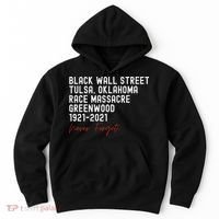 Black Wall Street. Tulsa Race Massacre Centennial. Greenwood Hoodie thumb 0