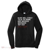 Black Wall Street. Tulsa Race Massacre Centennial. Greenwood Women's Hoodie thumb 0