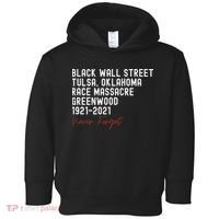 Black Wall Street. Tulsa Race Massacre Centennial. Greenwood Toddler Hoodie thumb 0