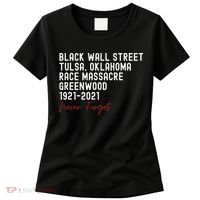 Black Wall Street. Tulsa Race Massacre Centennial. Greenwood Women's T-Shirt thumb 0