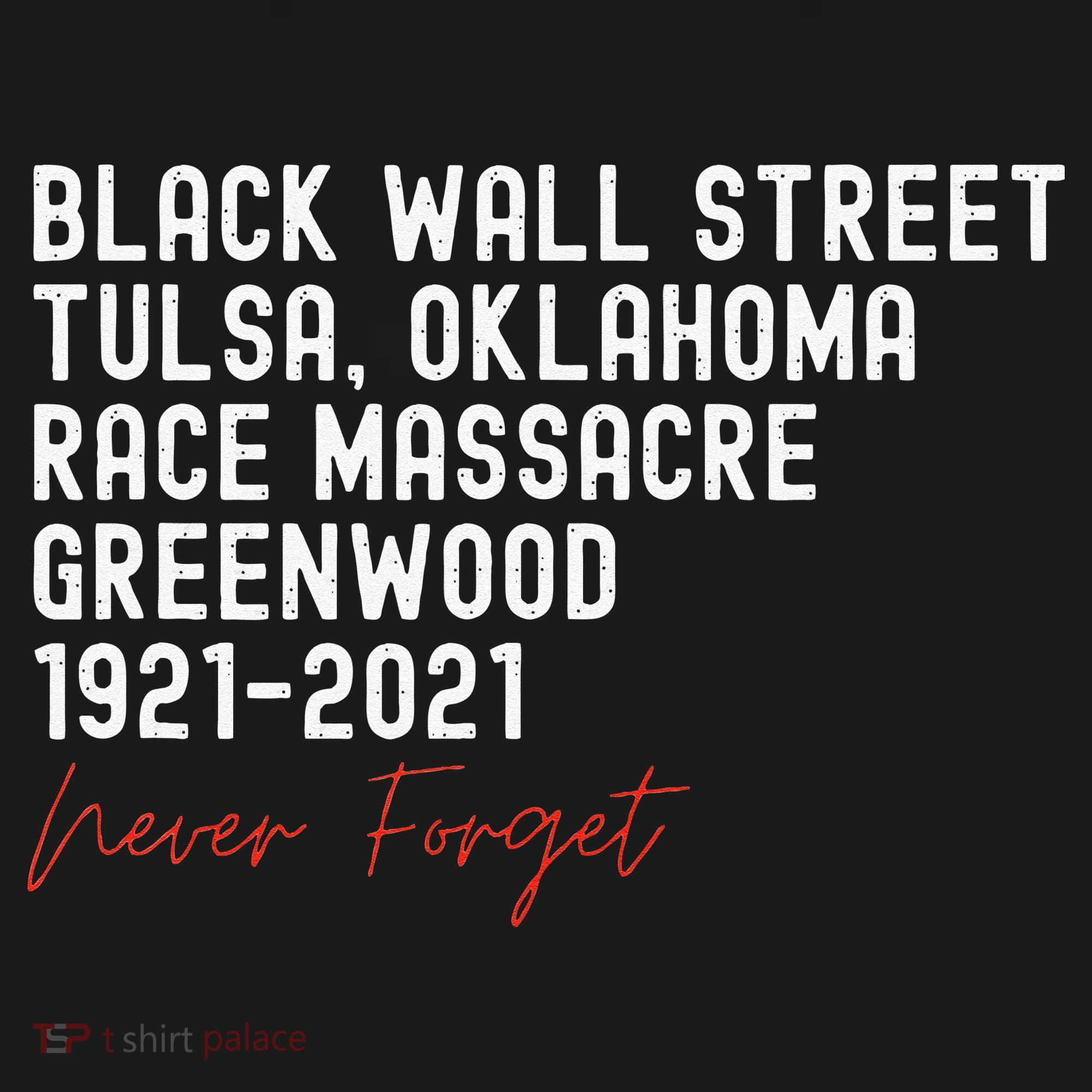 Black Wall Street. Tulsa Race Massacre Centennial. Greenwood Kids Long Sleeve Shirt