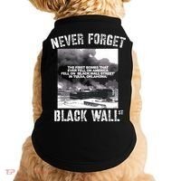 Black Wall Street Never Forget Our History REAL Black Owned Doggie Tank thumb 0