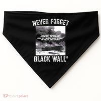 Black Wall Street Never Forget Our History REAL Black Owned USA-Made Doggie Bandana thumb 0