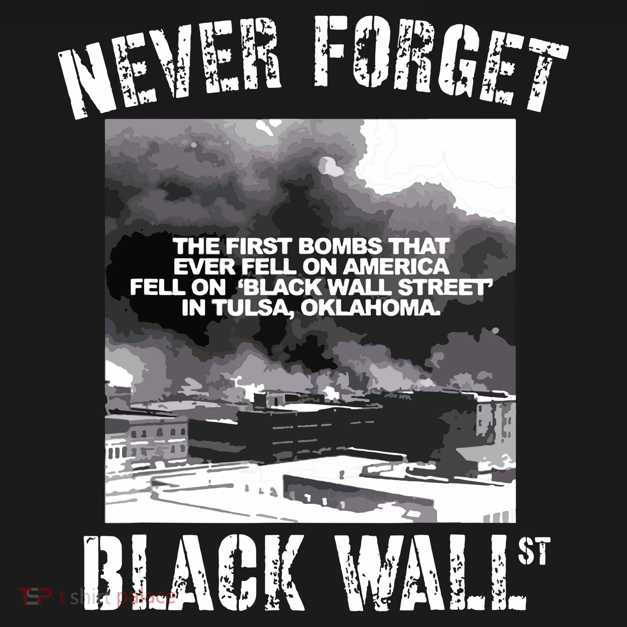 Black Wall Street Never Forget Our History REAL Black Owned Apron