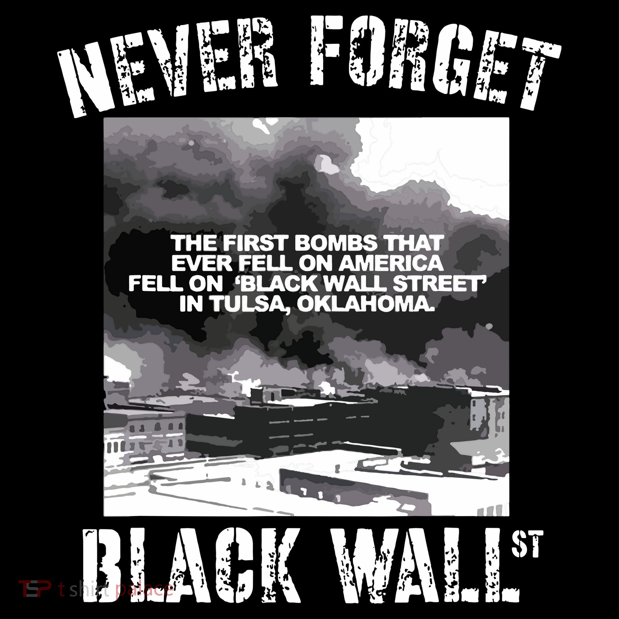 Black Wall Street Never Forget Our History REAL Black Owned Women's Hoodie