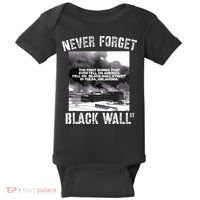 Black Wall Street Never Forget Our History REAL Black Owned Baby Bodysuit thumb 0
