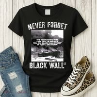 Black Wall Street Never Forget Our History REAL Black Owned Women's T-Shirt thumb 3