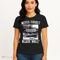 Black Wall Street Never Forget Our History REAL Black Owned Women's T-Shirt thumb 4