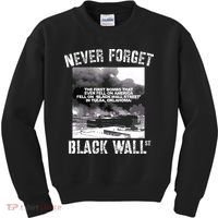 Black Wall Street Never Forget Our History REAL Black Owned Kids Sweatshirt thumb 0