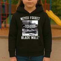 Black Wall Street Never Forget Our History REAL Black Owned Kids Hoodie thumb 3