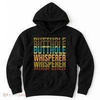 Butthole Whisperer Sarcastic Jokes Retro Funny Jokes Sarcastic Hoodie thumb 0