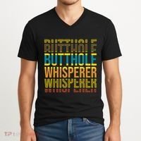 Butthole Whisperer Sarcastic Jokes Retro Funny Jokes Sarcastic V-Neck T-Shirt thumb 2