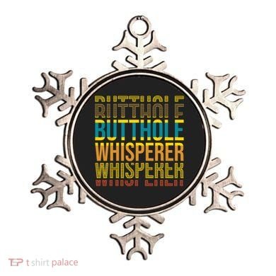 Butthole Whisperer Sarcastic Jokes Retro Funny Jokes Sarcastic Ornament