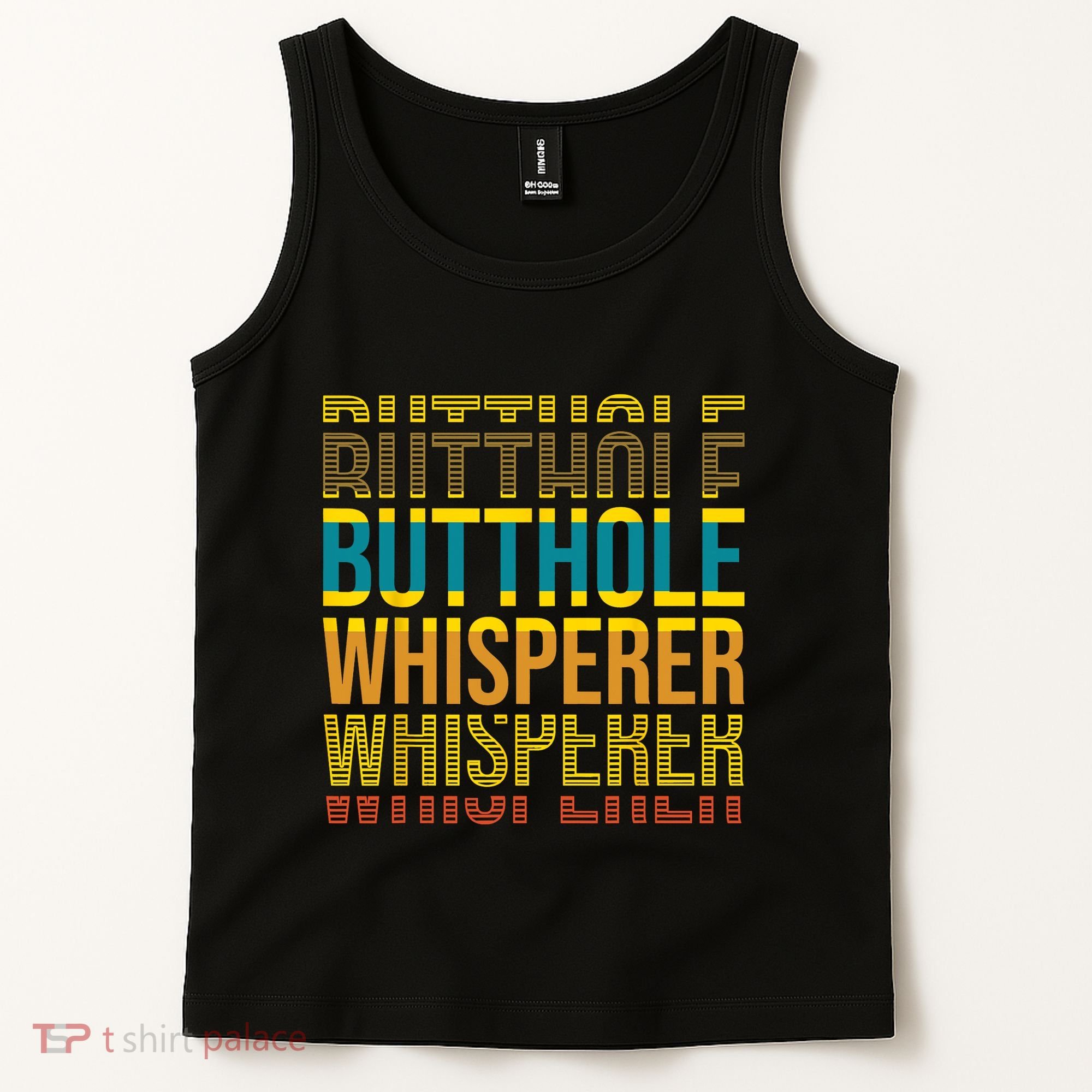 Butthole Whisperer Sarcastic Jokes Retro Funny Jokes Sarcastic Tank Top