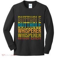 Butthole Whisperer Sarcastic Jokes Retro Funny Jokes Sarcastic Kids Long Sleeve Shirt thumb 0