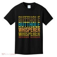 Butthole Whisperer Sarcastic Jokes Retro Funny Jokes Sarcastic Kids T-Shirt thumb 0