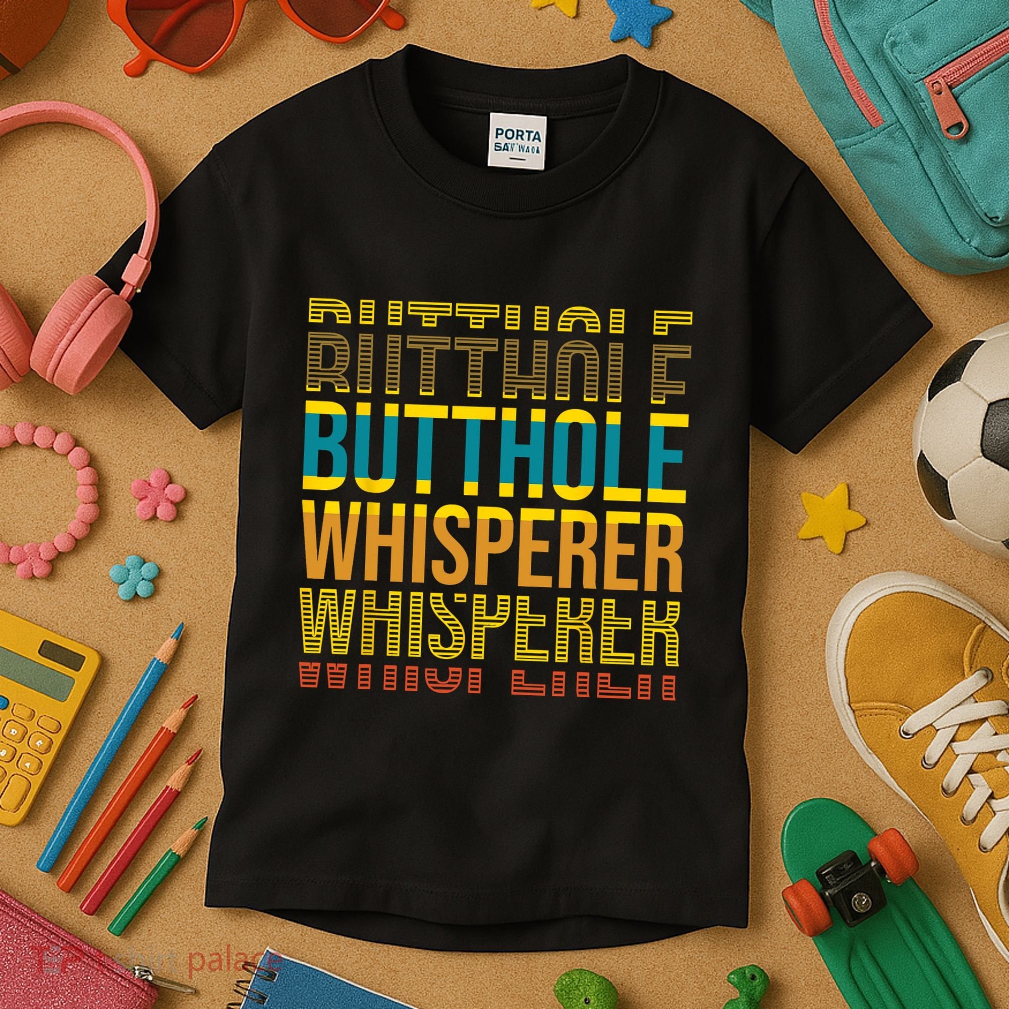 Butthole Whisperer Sarcastic Jokes Retro Funny Jokes Sarcastic Kids T-Shirt