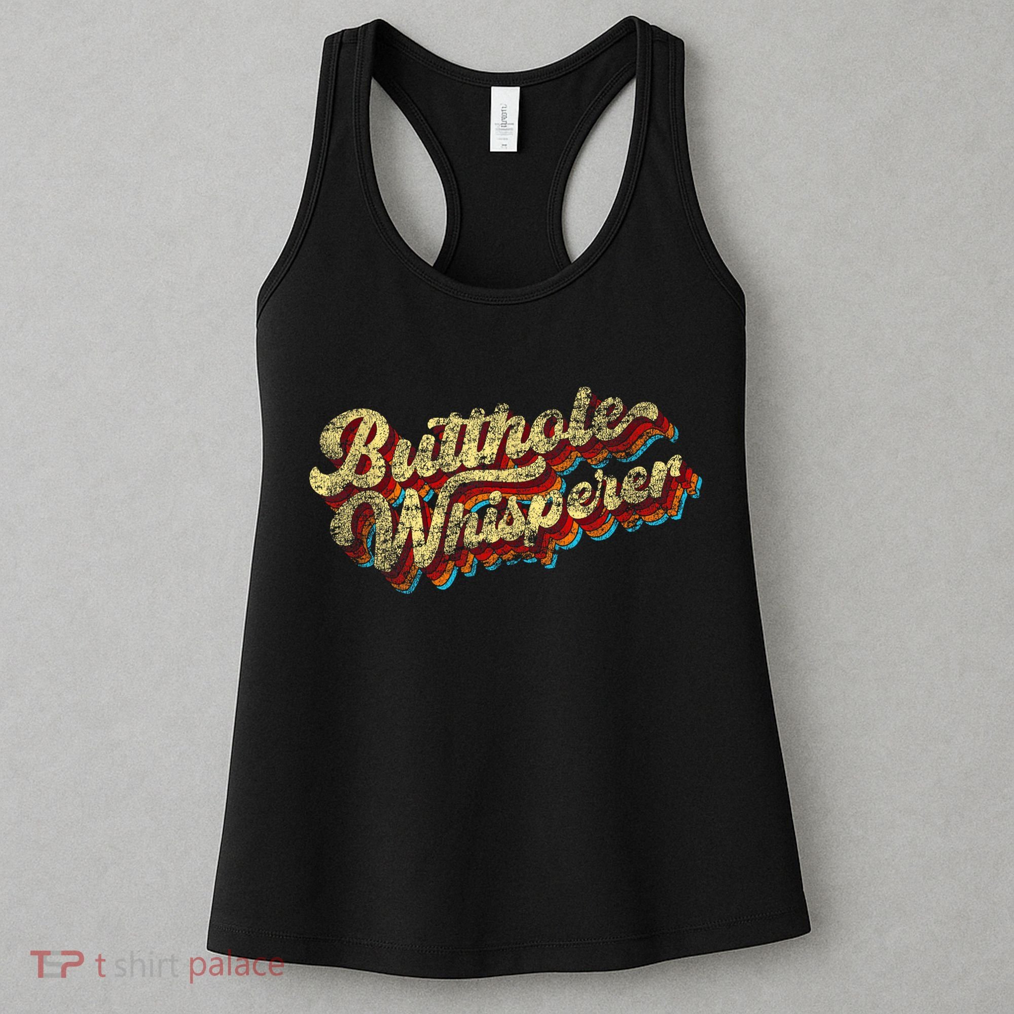 Butthole Whisperer Sarcastic Jokes Retro Funny Present Trending Women's Tank Top