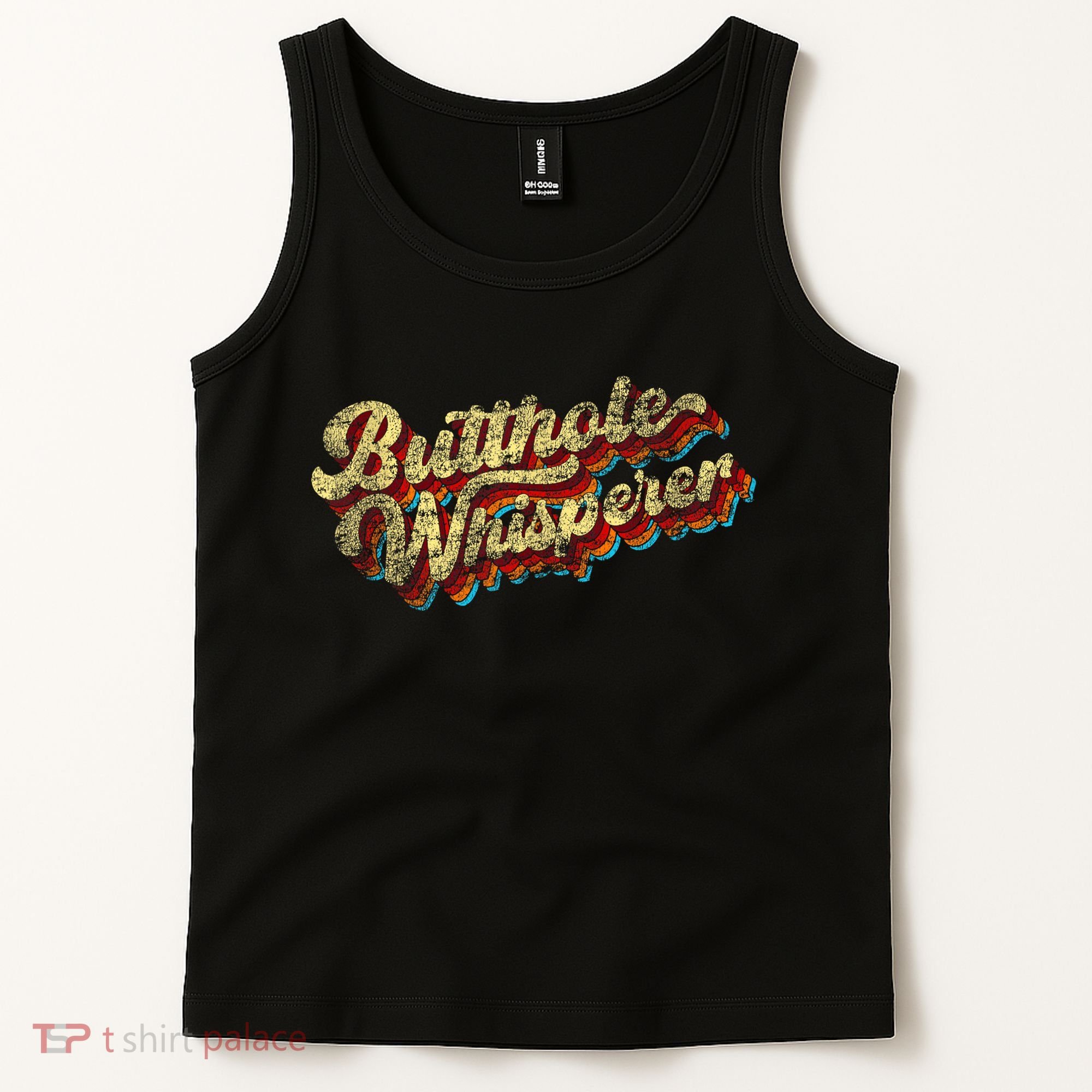 Butthole Whisperer Sarcastic Jokes Retro Funny Present Trending Tank Top