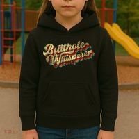 Butthole Whisperer Sarcastic Jokes Retro Funny Present Trending Kids Hoodie thumb 3