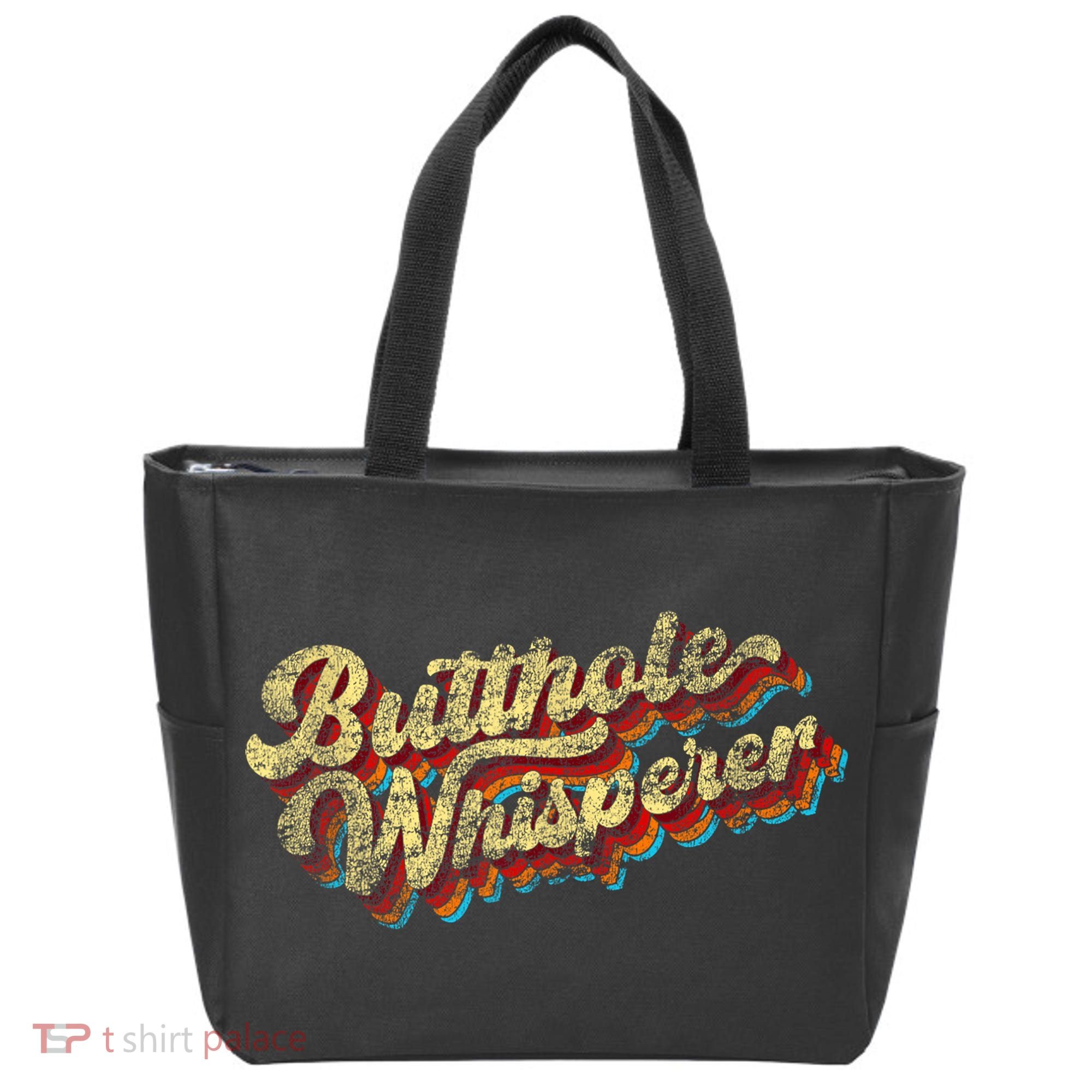 Butthole Whisperer Sarcastic Jokes Retro Funny Present Trending Tote Bag