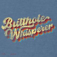 Butthole Whisperer Sarcastic Jokes Retro Funny Present Trending Garment-Dyed Sweatshirt thumb 2