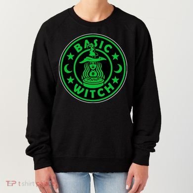 Basic Witch Spooky Halloween Funny Women's Sweatshirt