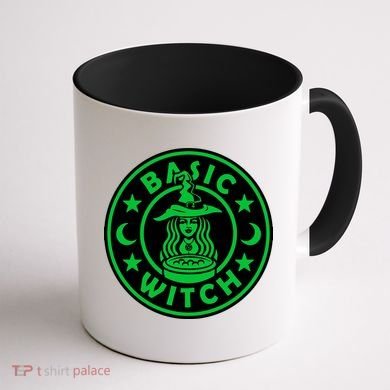 Basic Witch Spooky Halloween Funny Coffee Mug back