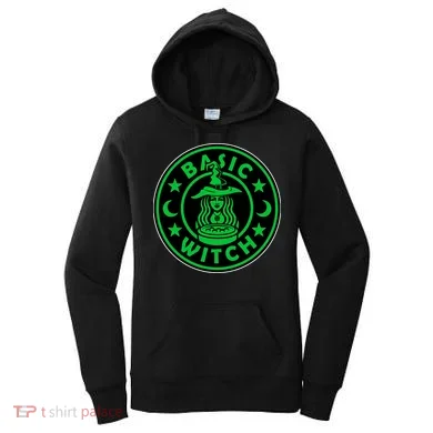 Basic Witch Spooky Halloween Funny Women's Hoodie