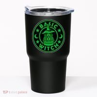 Basic Witch Spooky Halloween Funny Tumbler thumb 0