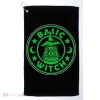 Basic Witch Spooky Halloween Funny Golf Towel thumb 0