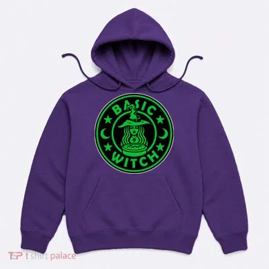 Basic Witch Spooky Halloween Funny Hoodie
