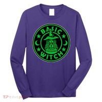 Basic Witch Spooky Halloween Funny Long Sleeve Shirt thumb 0