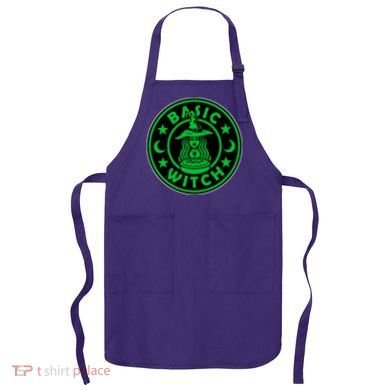 Basic Witch Spooky Halloween Funny Apron