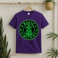 Basic Witch Spooky Halloween Funny T-Shirt thumb 2