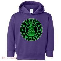 Basic Witch Spooky Halloween Funny Toddler Hoodie thumb 0