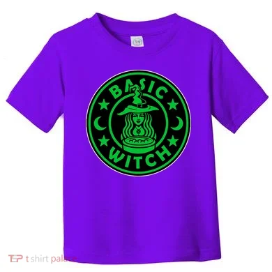 Basic Witch Spooky Halloween Funny Toddler T-Shirt