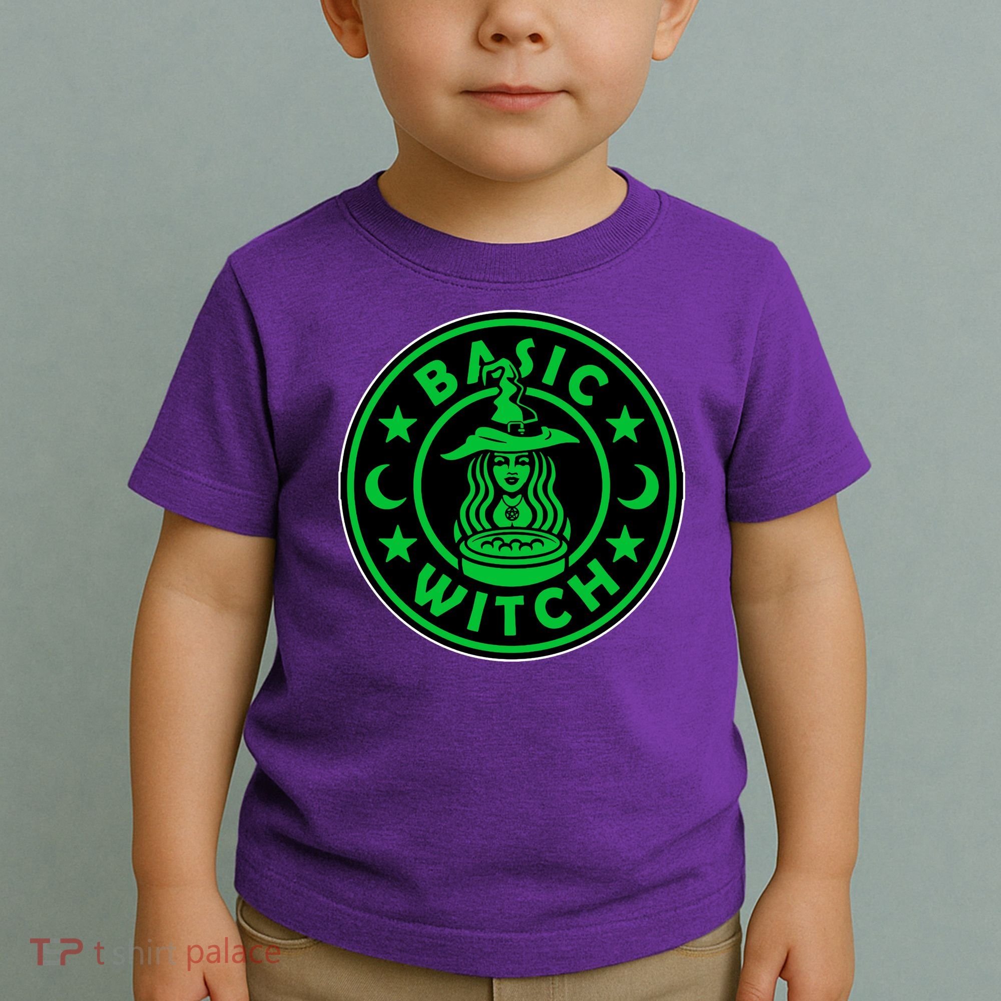 Basic Witch Spooky Halloween Funny Toddler T-Shirt