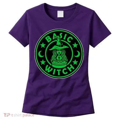 Basic Witch Spooky Halloween Funny Women's T-Shirt