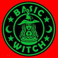 Basic Witch Spooky Halloween Funny Santa Hat thumb 1