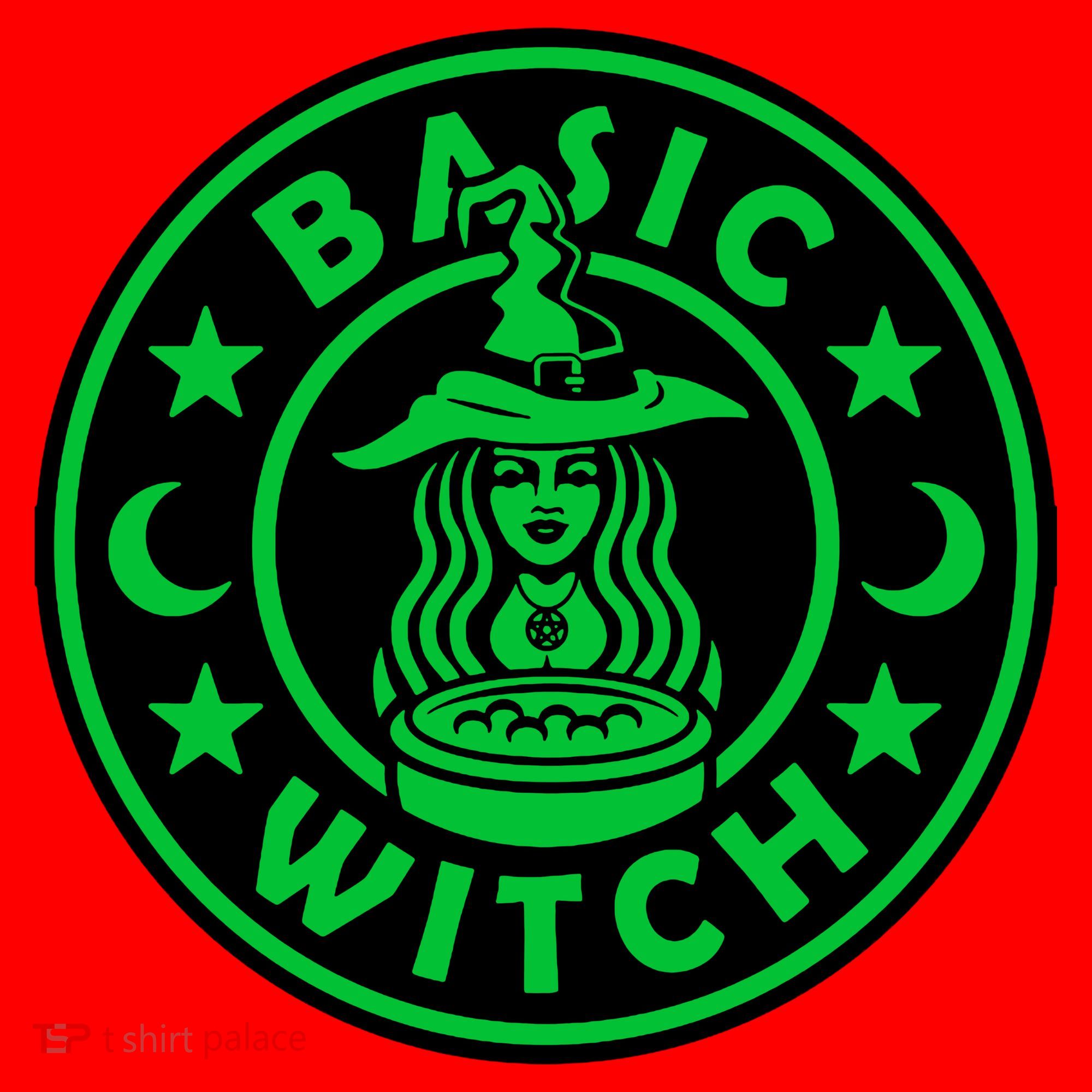 Basic Witch Spooky Halloween Funny Santa Hat